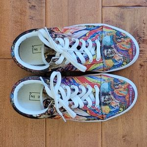 Vintage Jimi Hendrix Women's Sneakers